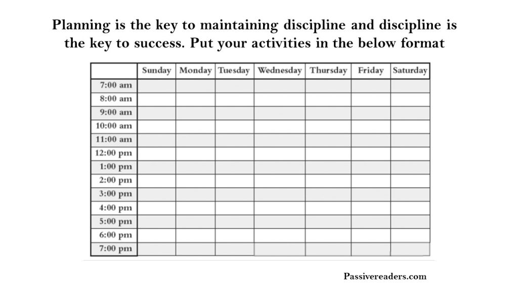Discipline is the Key to success